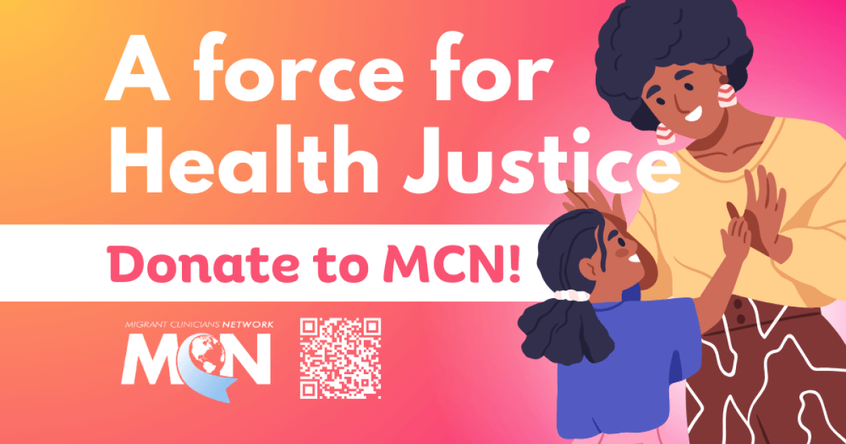 A force for health justice - Support MCN with a donation