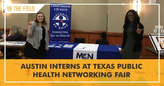 Austin Interns at the Texas Public Health Networking Fair