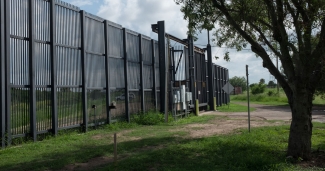 Border wall in Brownsville, Texas