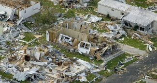 hurricane aftermath destroyed houses