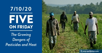 Five on Friday: The Growing Dangers of Pesticides and Heat