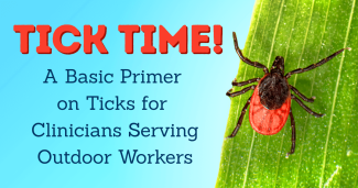 Tick Time! A Basic Primer on Ticks for Clinicians Serving Outdoor Workers