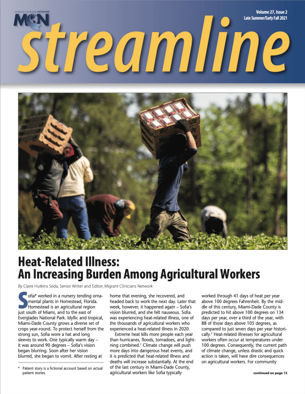 Cover for MCNs Streamline, Fall 2021, Volume 21 Issue 2