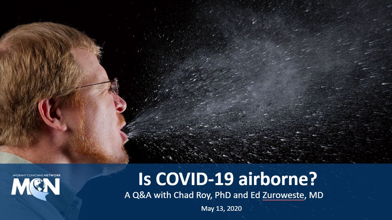 Is COVID-19 airborne?