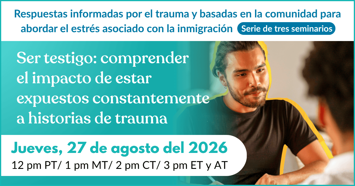Ser testigo: comprender el impacto de estar expuestos constantemente a historias de trauma